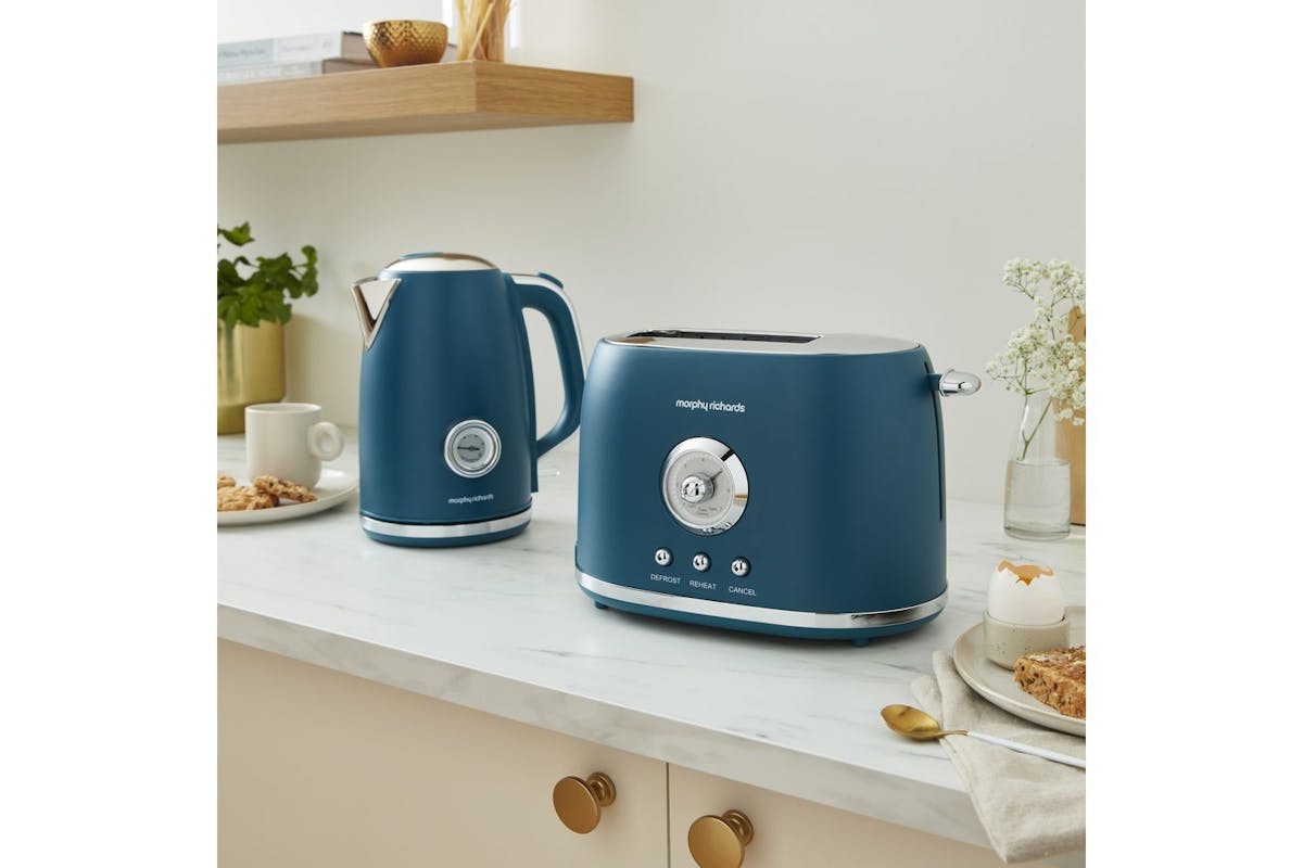 Morphy Richards Boutique 2 Slice Toaster | 980601 | Teal Green-3