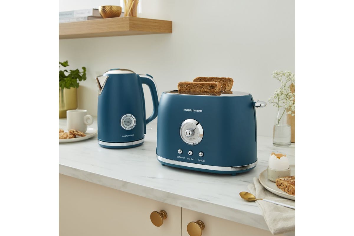 Morphy Richards Boutique 2 Slice Toaster | 980601 | Teal Green-4