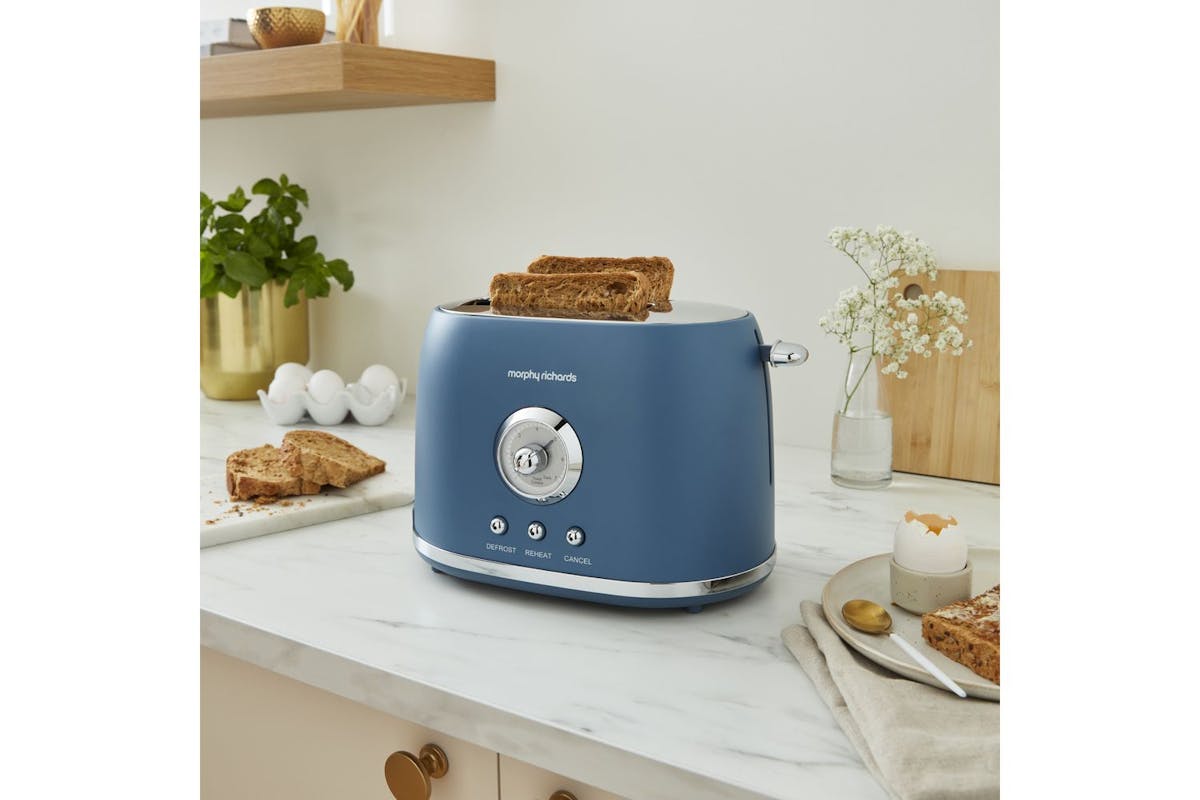 Morphy Richards Boutique 2 Slice Toaster | 980602 | Thunder Blue-2