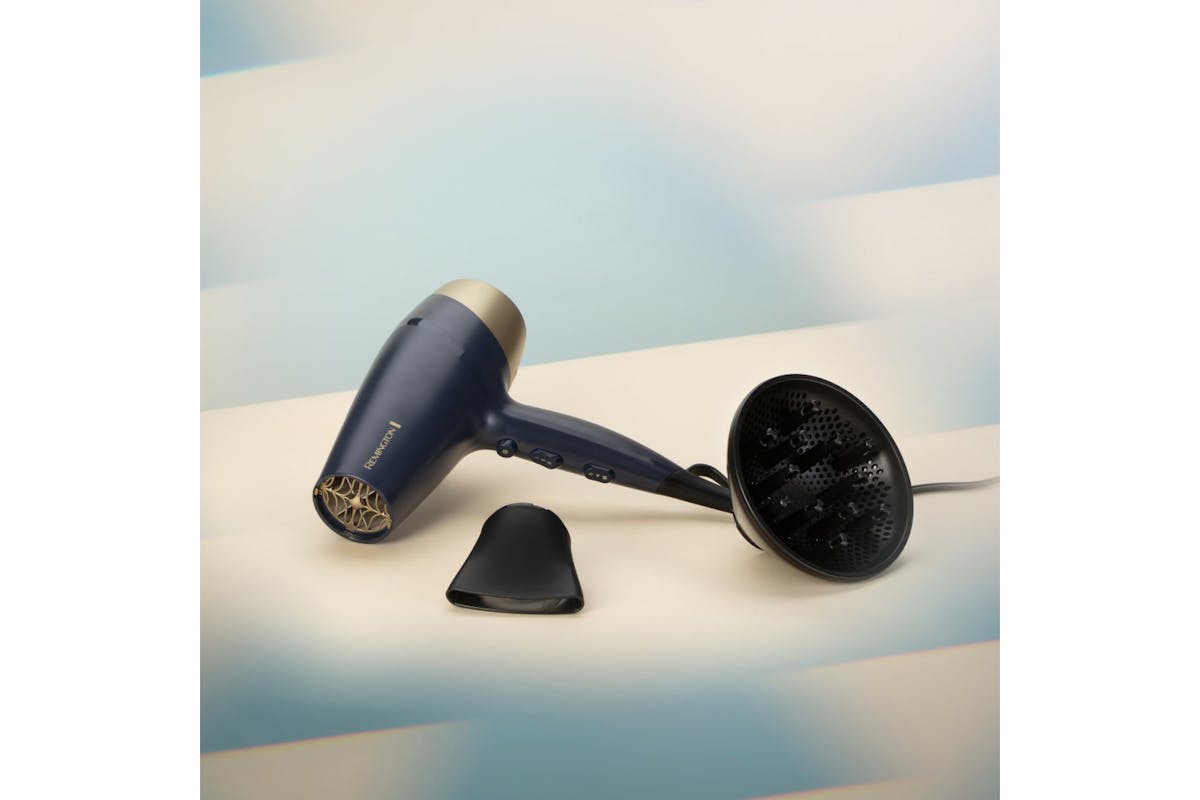 Remington Sapphire Luxe Hair Dryer | D5805 | Deep Navy/Champagne-2