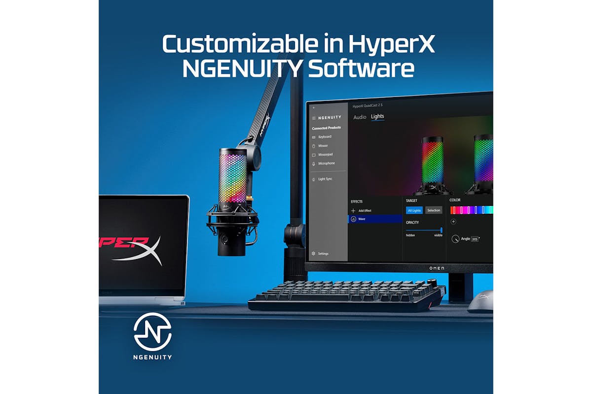 HyperX QuadCast 2 S USB Microphone | Black-13