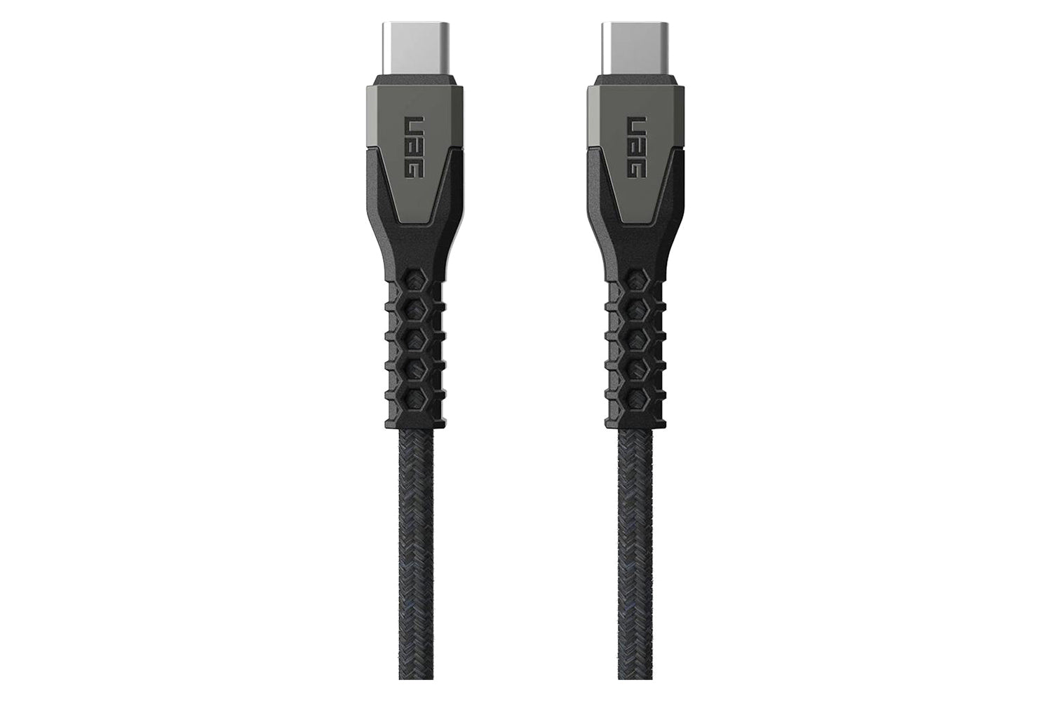 UAG Kevlar Core USB-C to USB-C Power Cable | Black/Grey-6