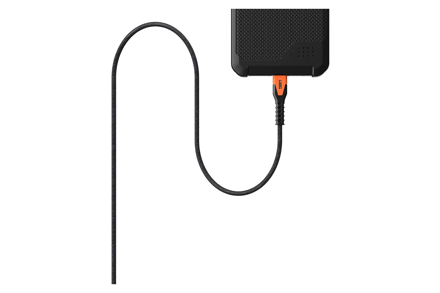 UAG Kevlar Core USB-C to USB-C Power Cable | Black/Orange-3