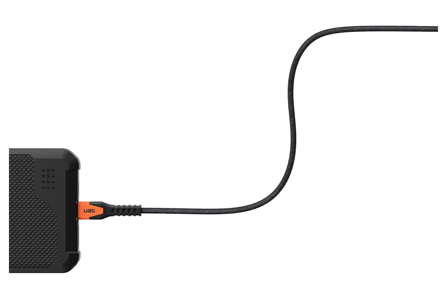 UAG Kevlar Core USB-C to USB-C Power Cable | Black/Orange-4