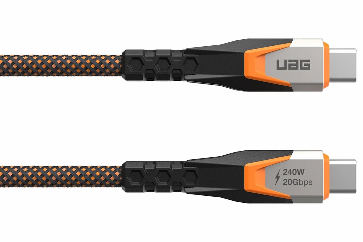 UAG SRGE USB-C Power Cable | Black/Orange-3