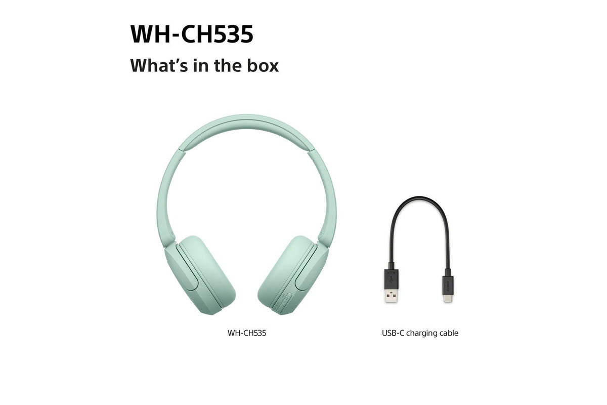 Sony WH-CH535 Wireless Bluetooth Headphones | Mint-9