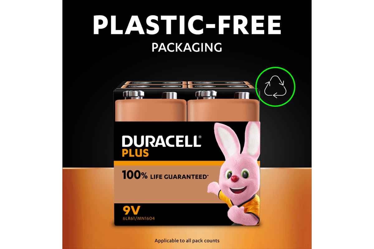 Duracell Plus Power 9V Batteries | DI5000394142206-2