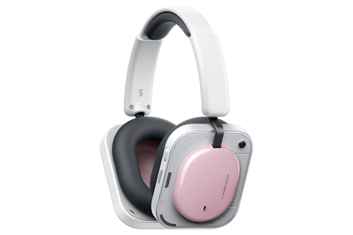 Nothing (a) On-Ear Wireless Active Noise Cancelling Headphones | Pink-9