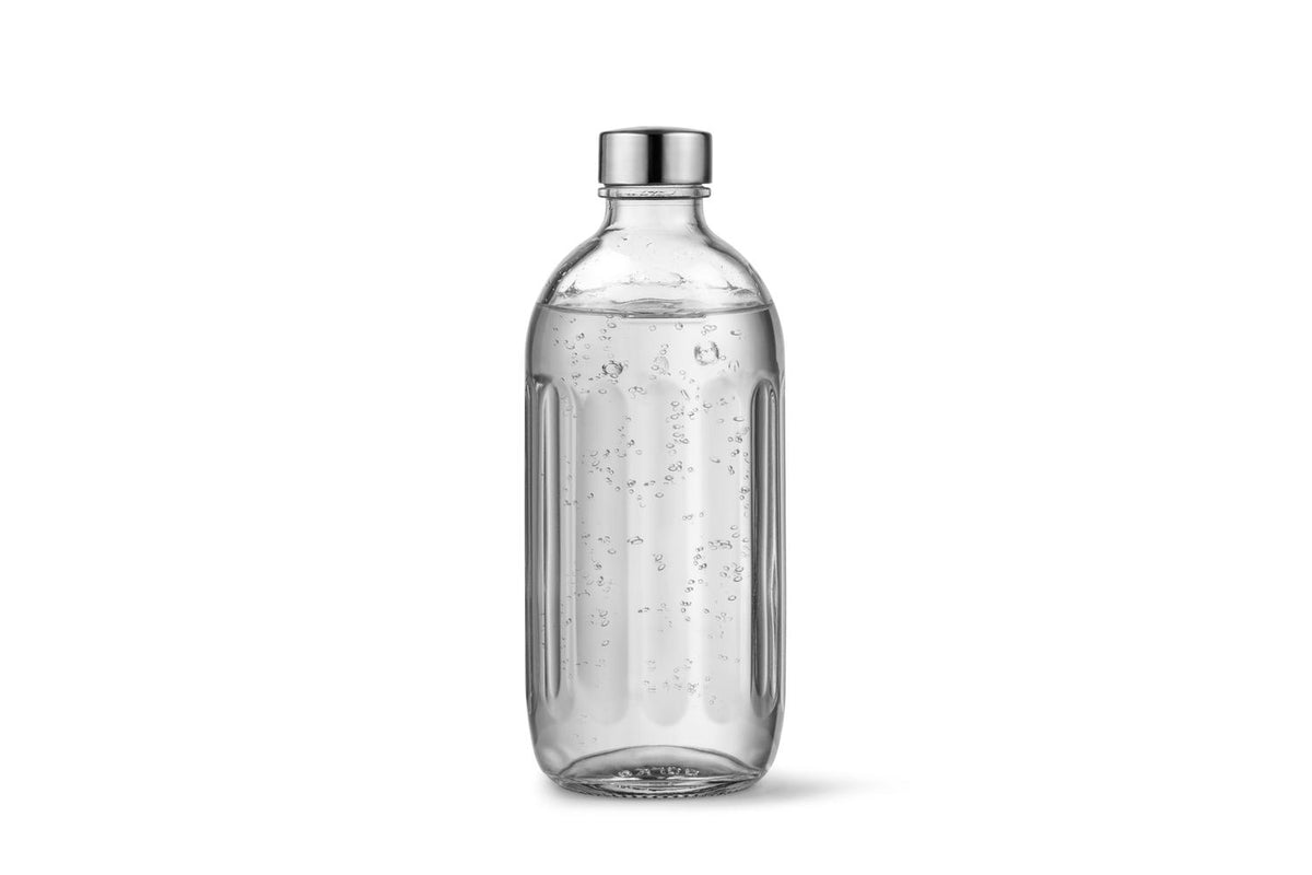 Aarke Aarke Glass Bottle - Polished Steel
