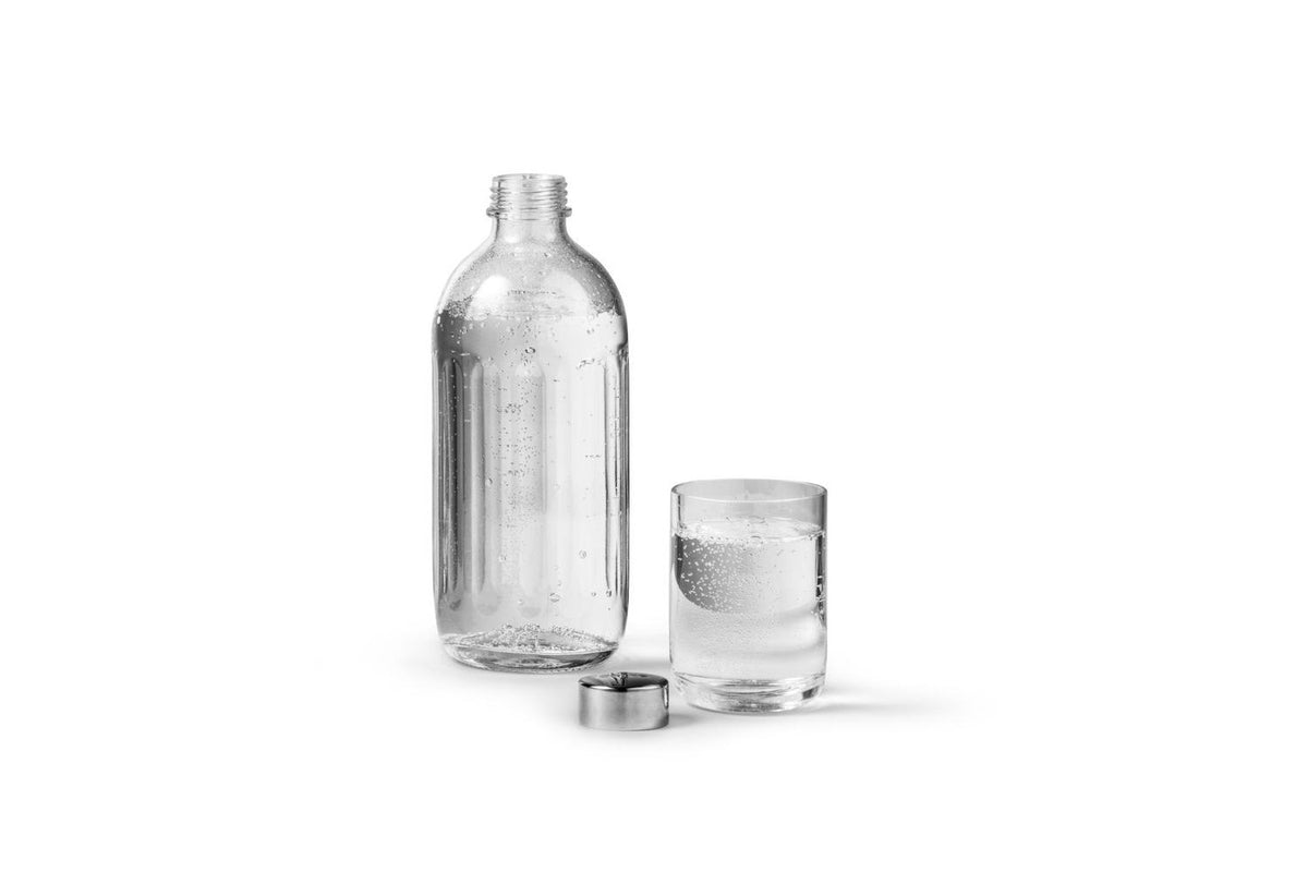 Aarke Aarke Glass Bottle - Polished Steel-2
