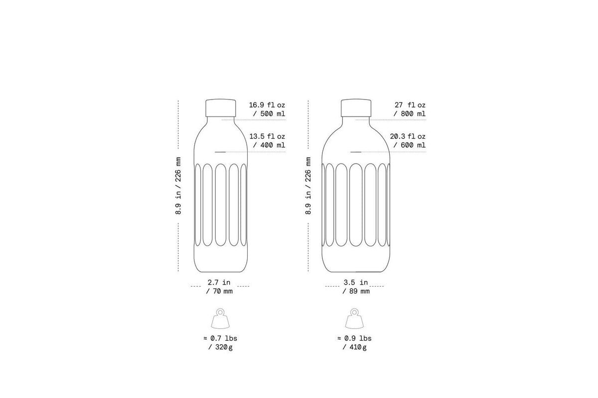 Aarke Aarke Steel Bottle Carbonator Pro 800 Ml - Stainless Steel-10