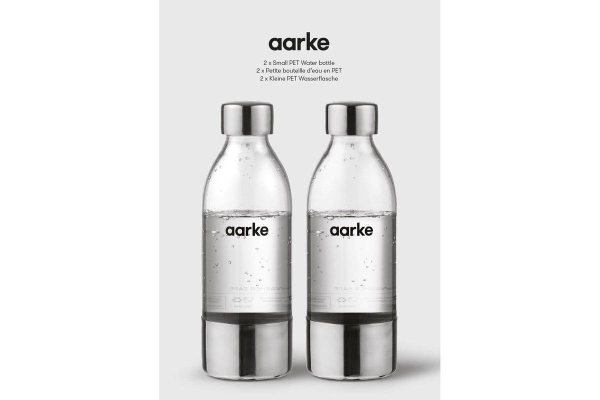 Aarke Aarke 2-pack Small 650ml Pet Bottle With Details In Ss-2