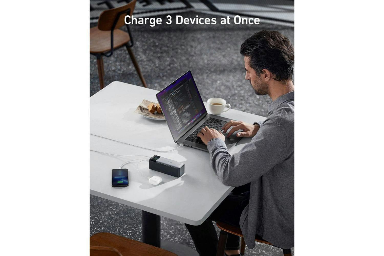 Anker 737 Power Bank (PowerCore 24K) | Black-2