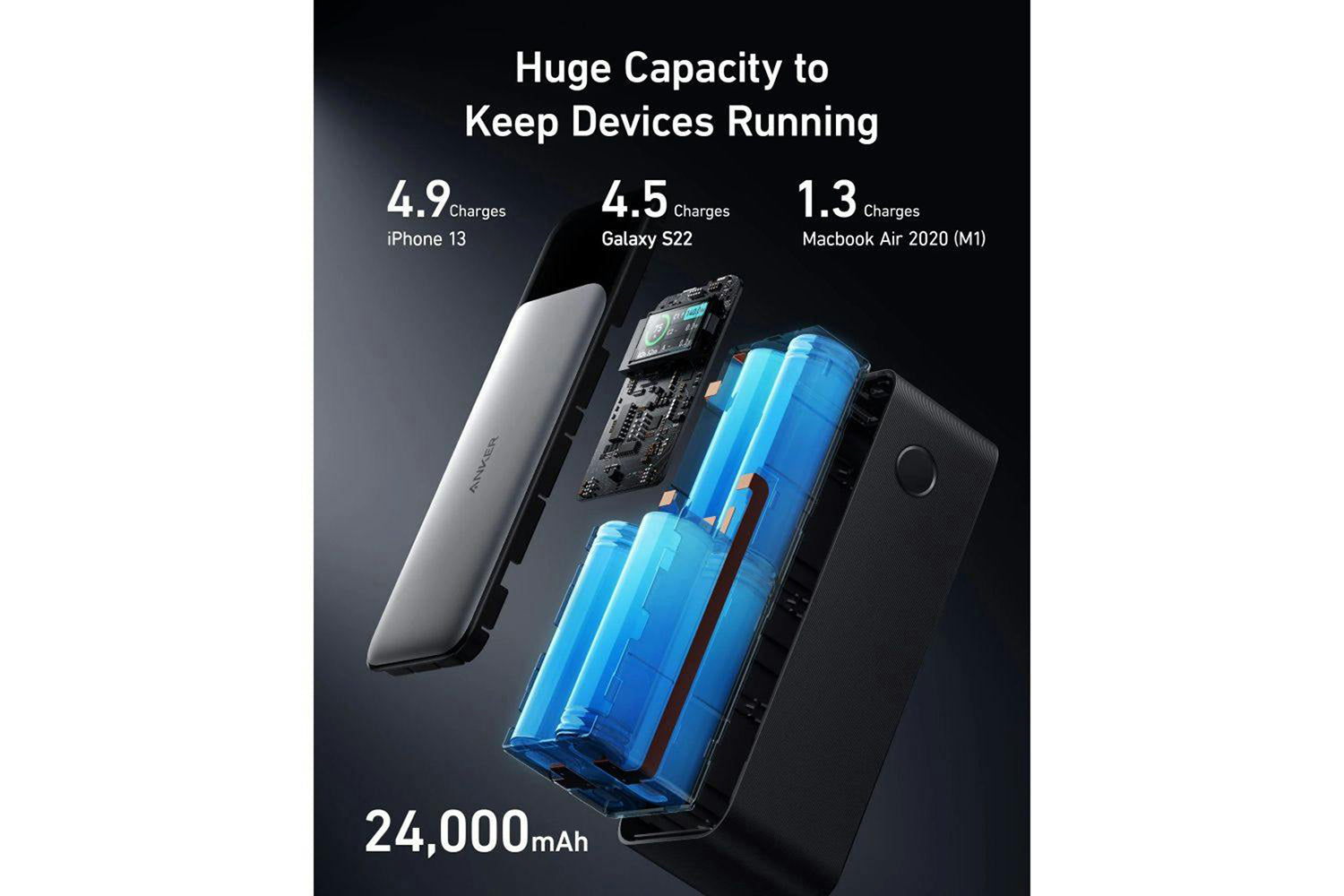 Anker 737 Power Bank (PowerCore 24K) | Black-6