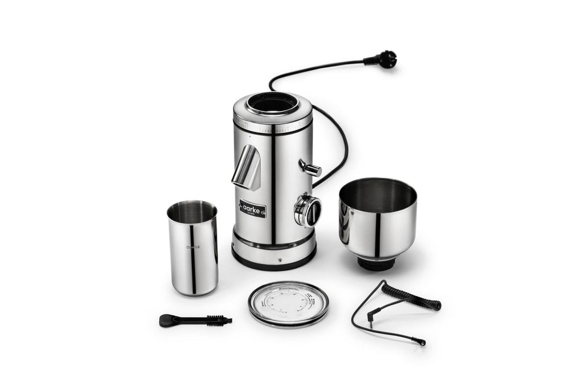 Aarke Aarke Coffee Grinder 64mm Flat Burr 60set 250g 120w Stainless Steel-3