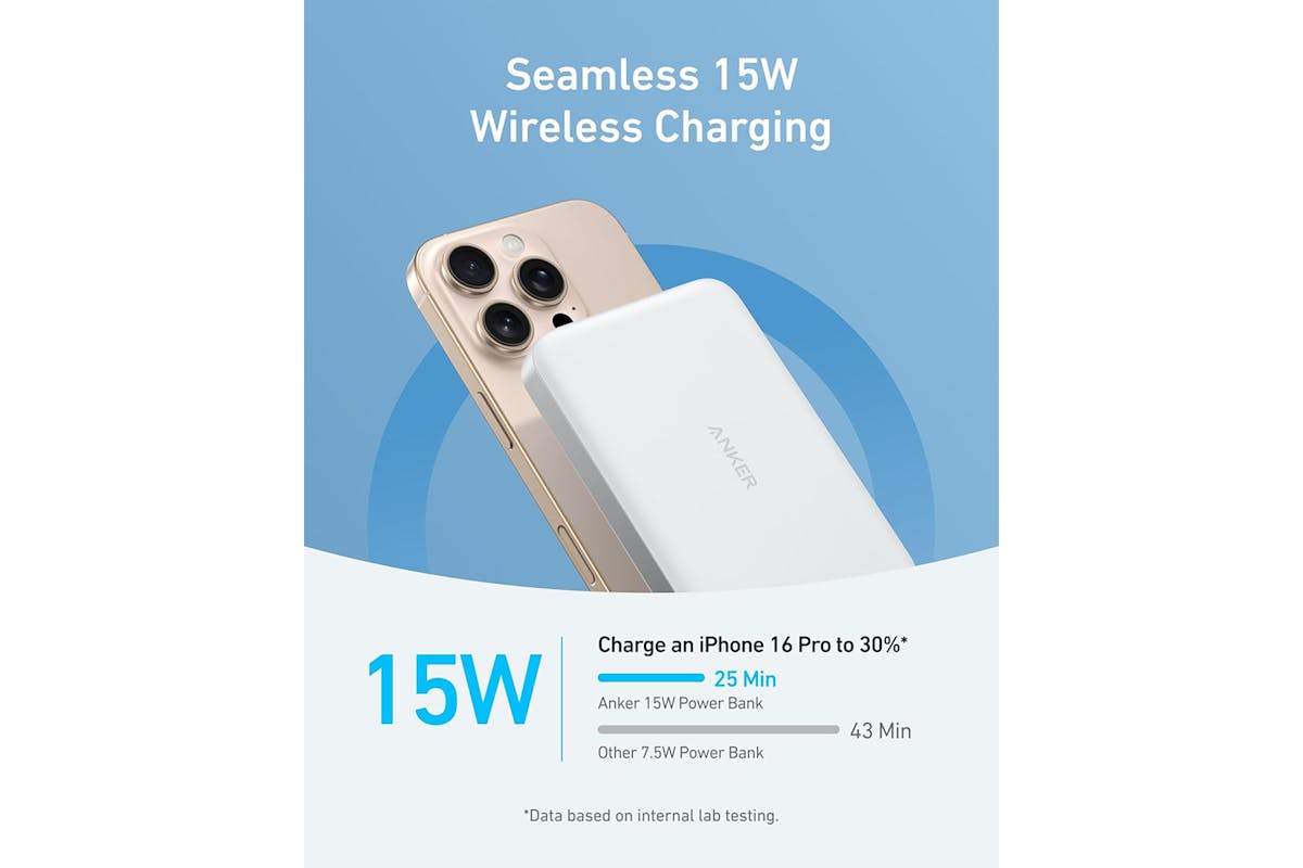 Anker MagGo 10,000mAh Power Bank | White-3