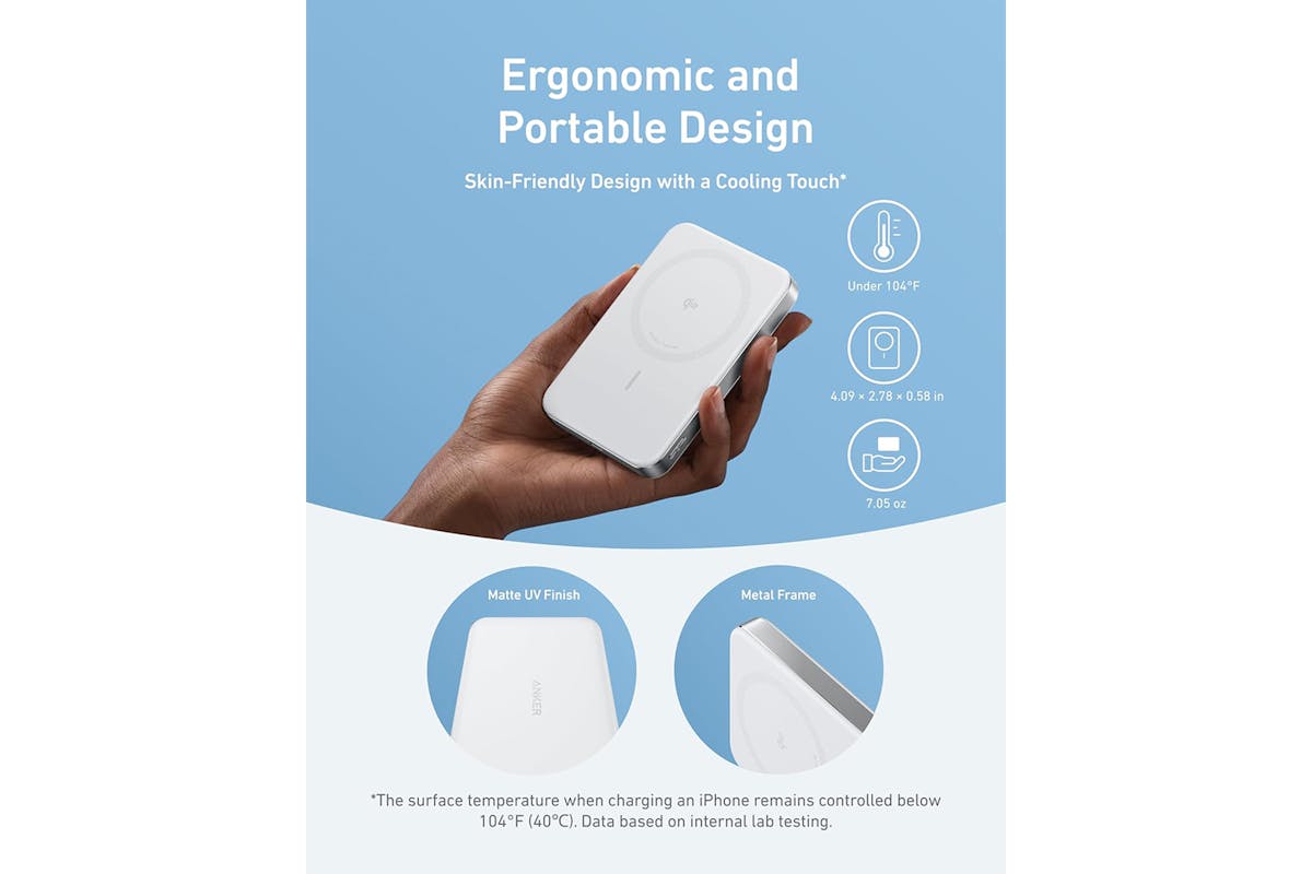 Anker MagGo 10,000mAh Power Bank | White-4