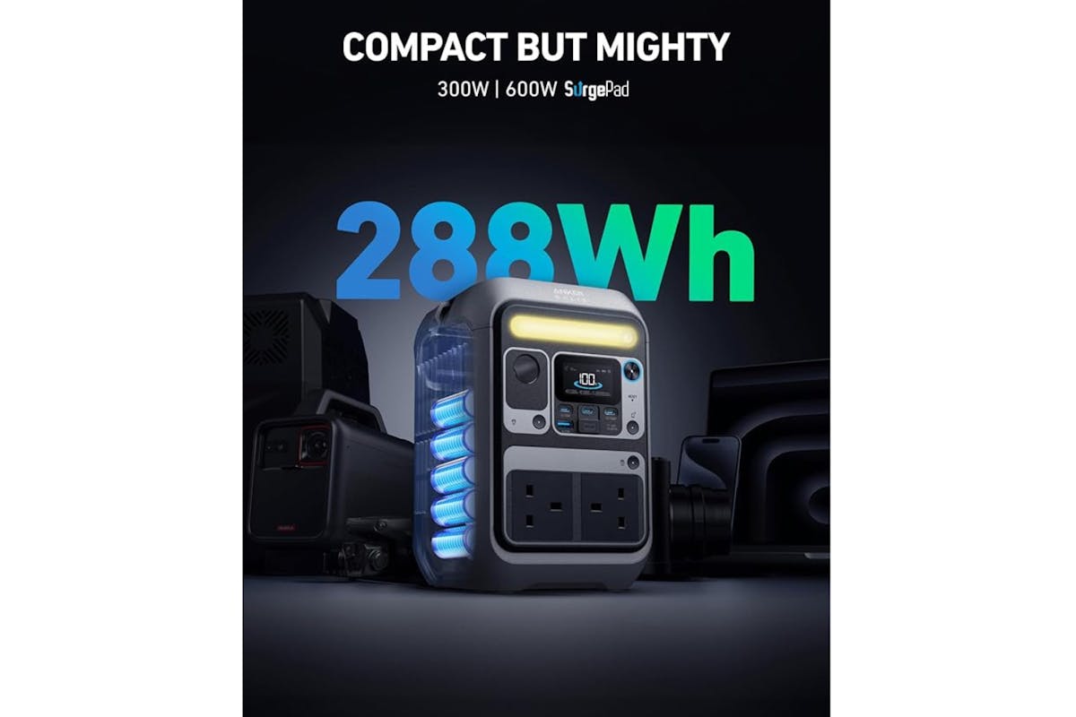 Anker Solix C300X AC Portable Power Station | 300W | A1723211-8