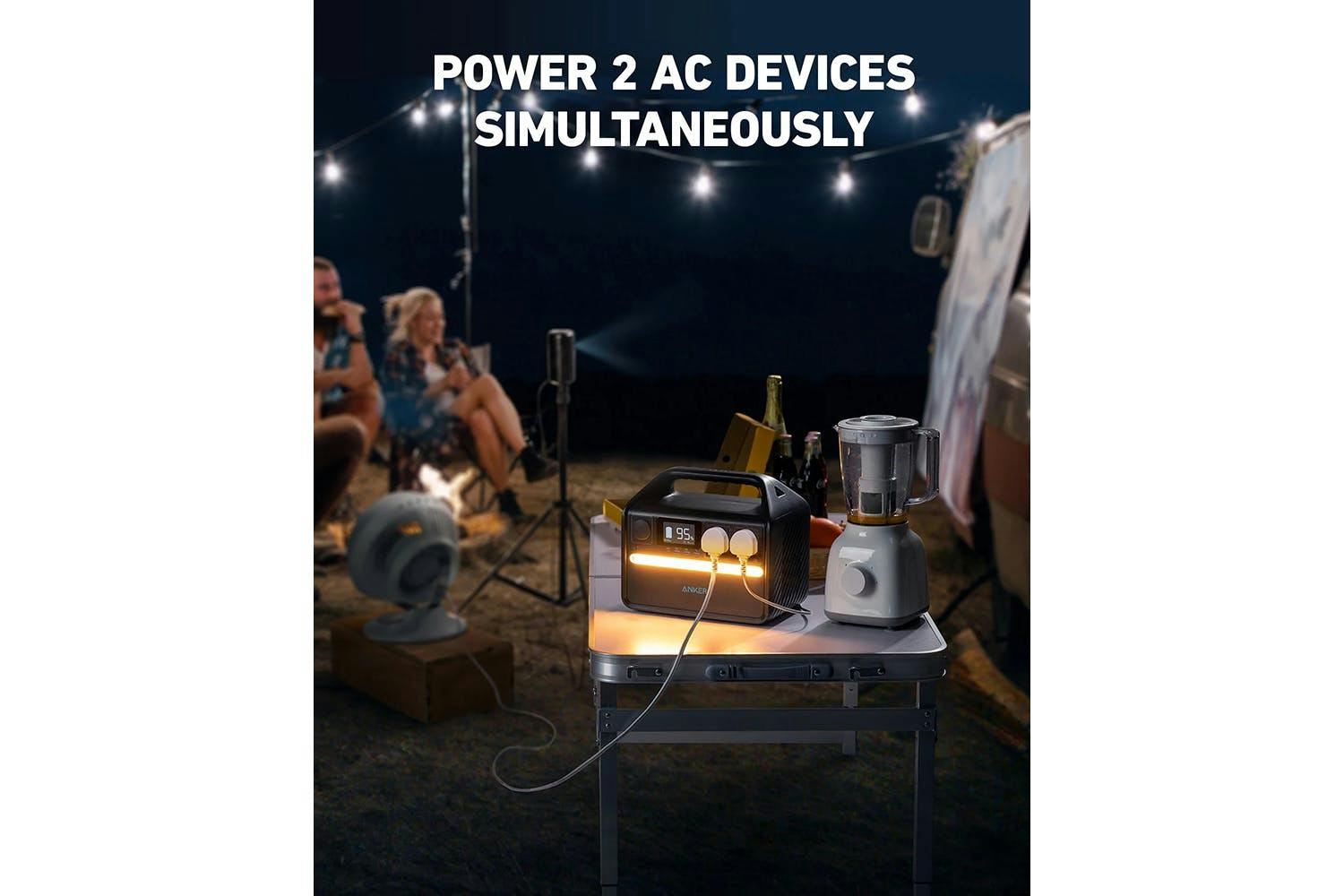 Anker 535 Portable Power Station | 500W | Black-2
