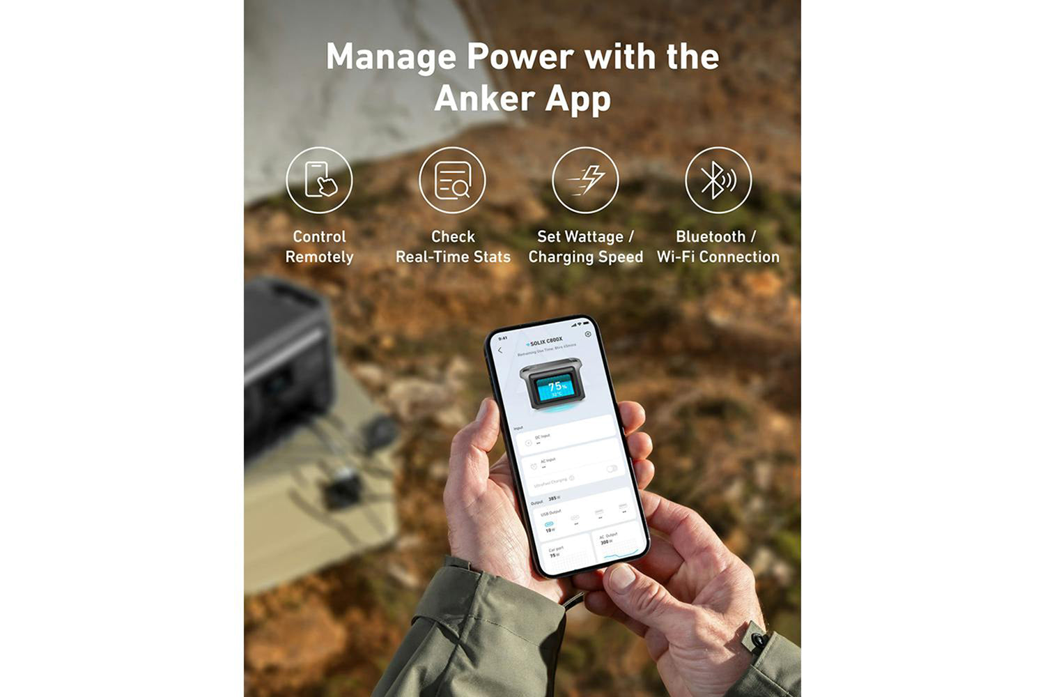 Anker Solix C800 Plus Portable Power Station | 1200W | A1755211-13
