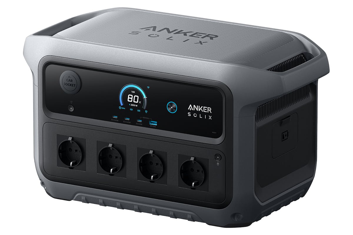 Anker Solix C2000 AC Portable Power Station | 800W | A17832A1-3
