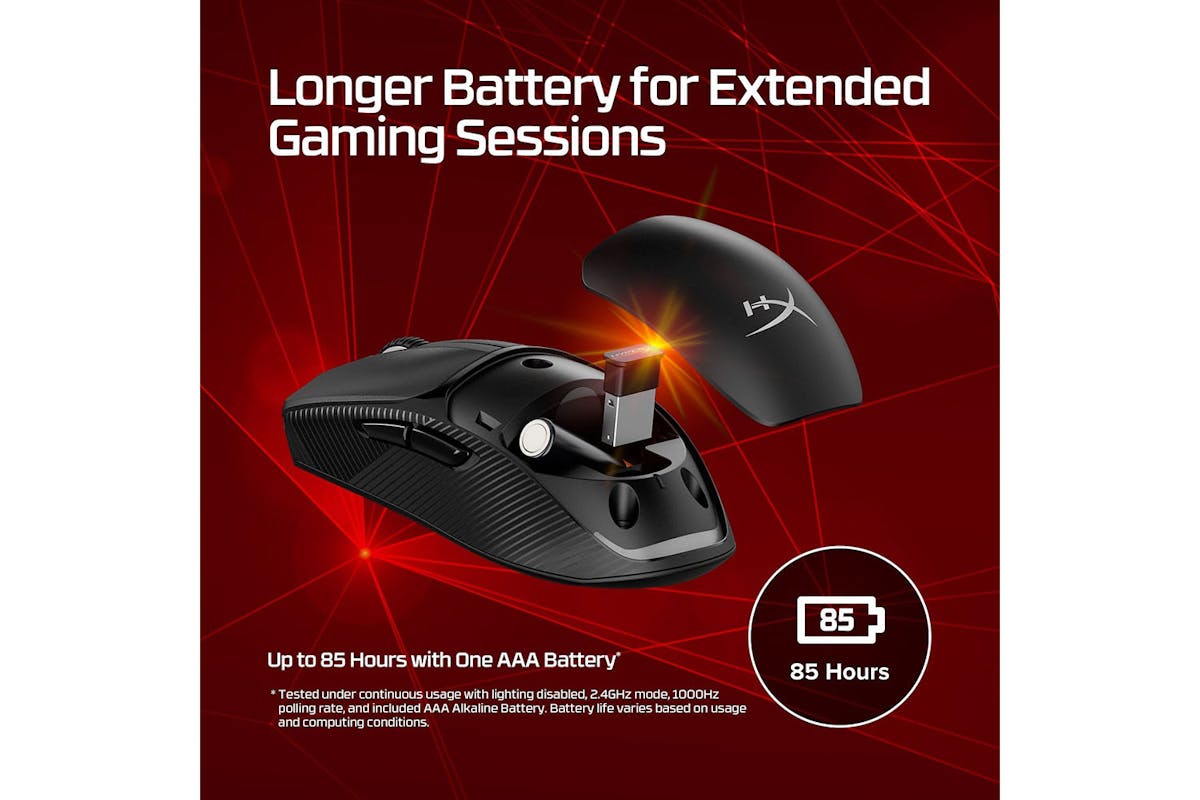 HyperX Pulsefire Fuse Wireless Gaming Mouse | Black-12