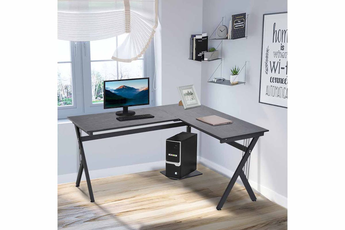 Homcom Home Office Computer Desk | Black-2