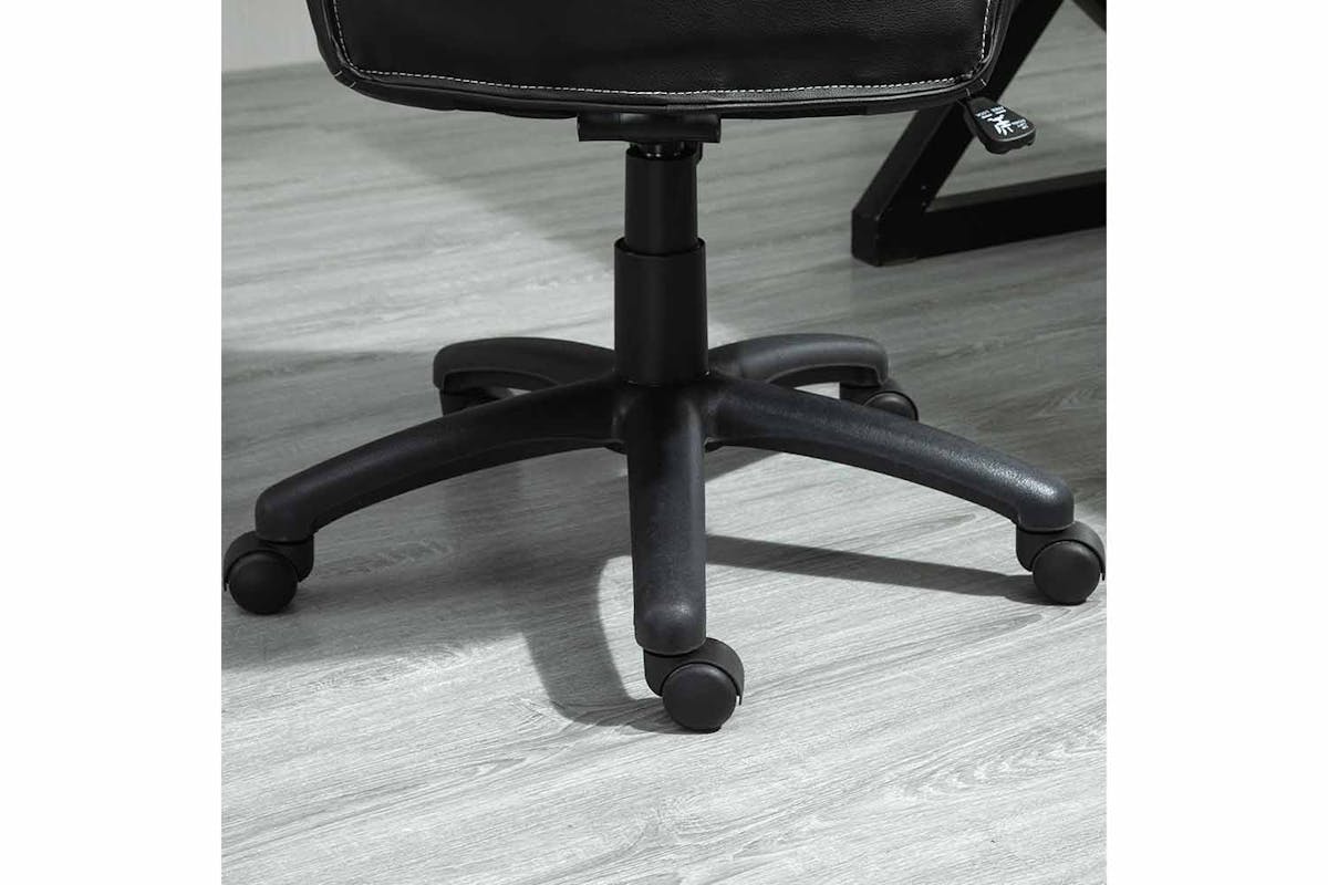 Homcom Swivel Gaming Chair | Black-7