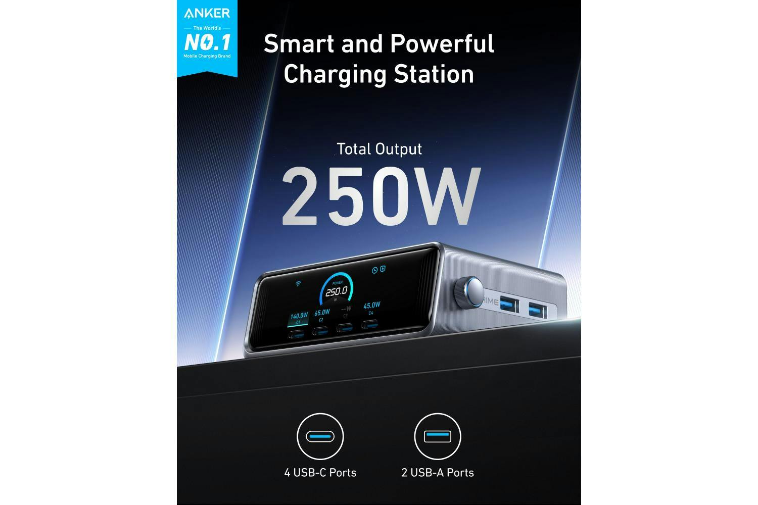 Anker GaNPrime 250W 6 Port Charger-2