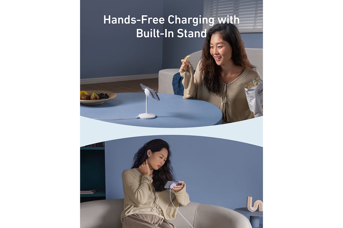 Anker MagGo 3-in-1 15W Wireless Charging Station | White-5