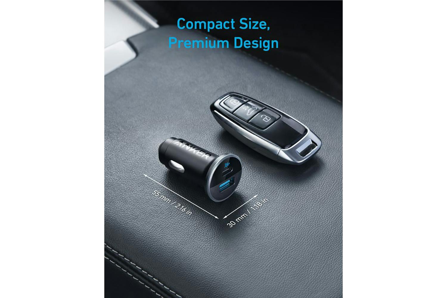 Anker 323 52.5W Car Charger | Black-7