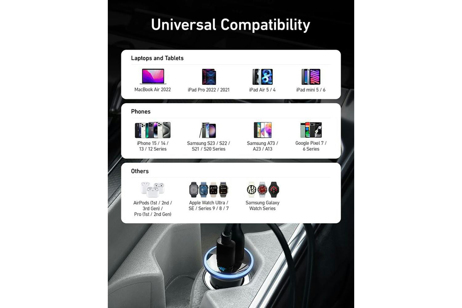 Anker 323 52.5W Car Charger | Black-8