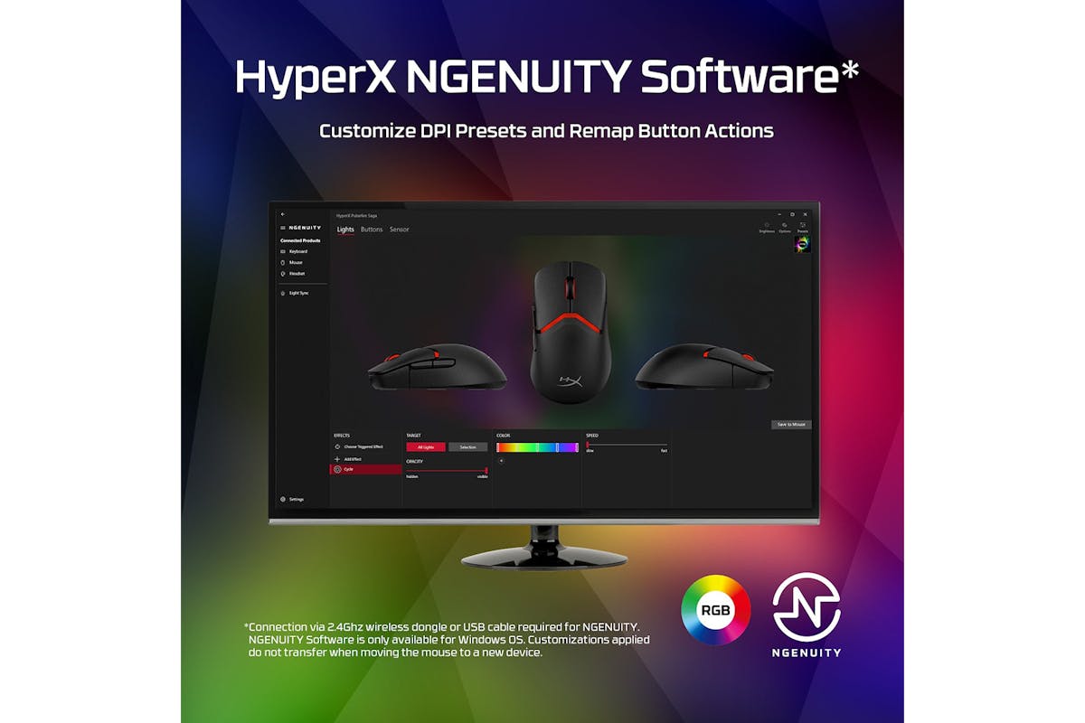 HyperX Pulsefire Saga Wired Gaming Mouse | Black-14