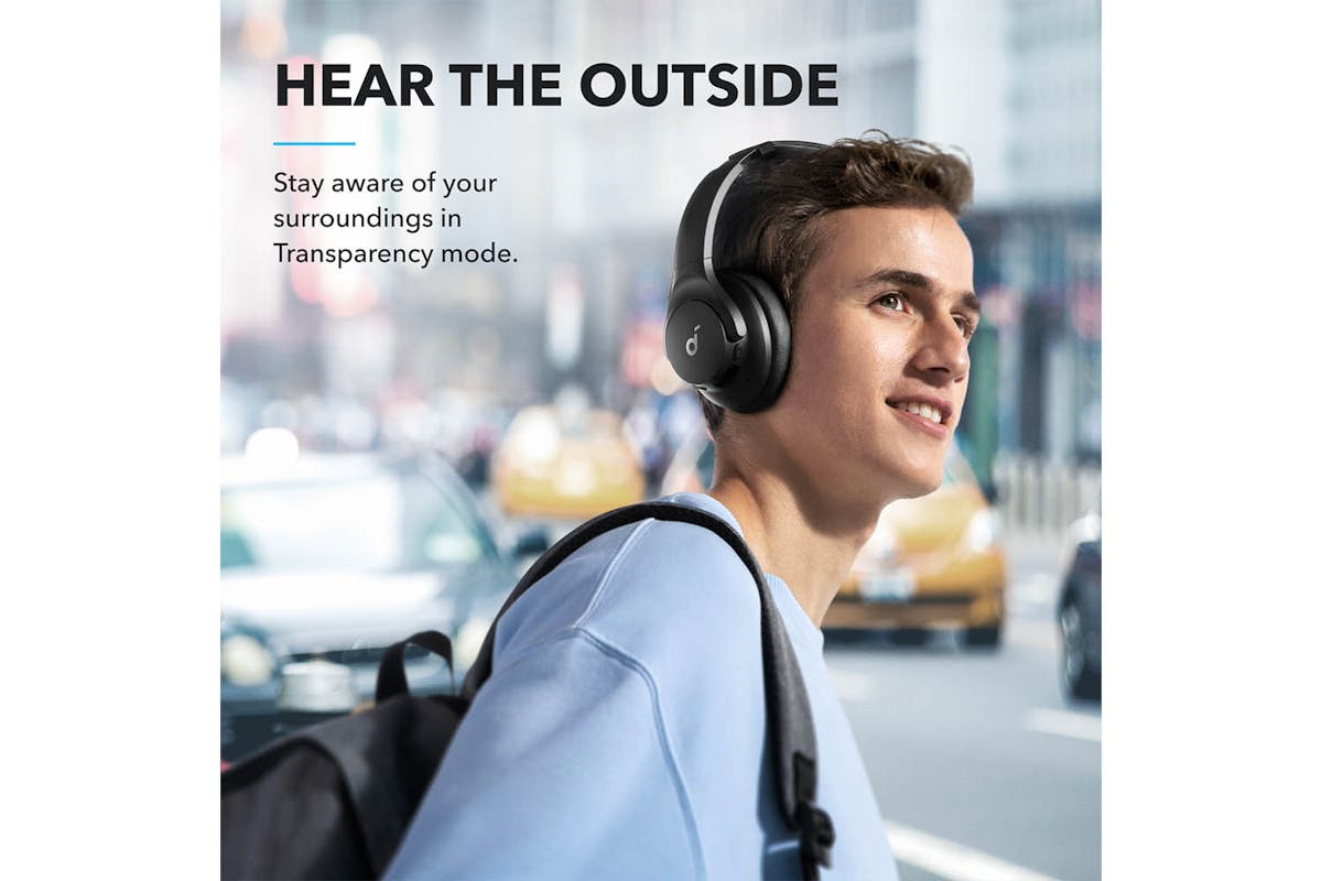 Soundcore Q21I Over-Ear True Wireless Noise Cancelling Headphones | Black-6