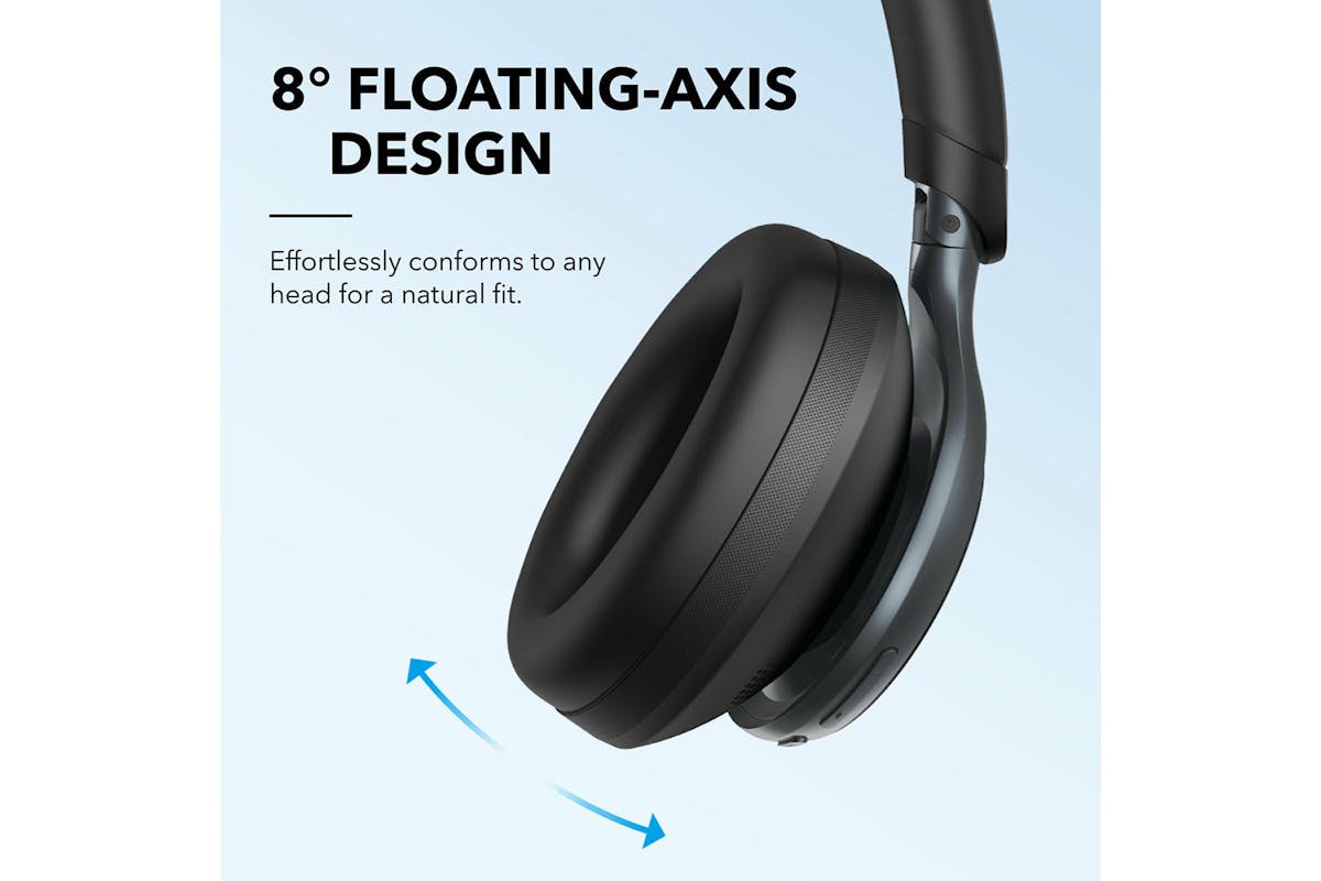 Soundcore Space One Over-Ear Active Noise Cancelling Headphones | Black-6