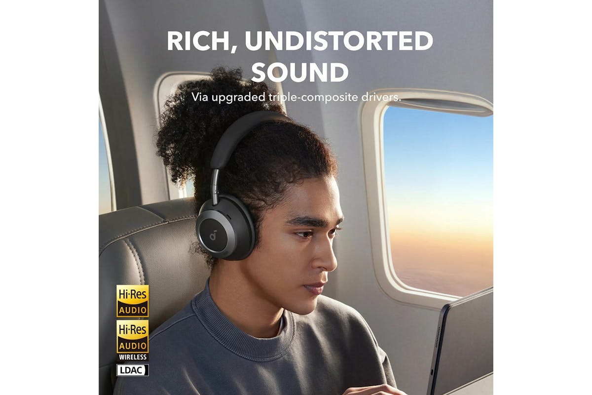 Soundcore Space One Pro Noise Cancelling Headphones | Black-5