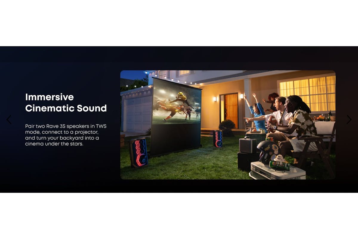 Soundcore Rave 3s Bluetooth Speaker | Karaoke Party Speaker | 200w | Black-8