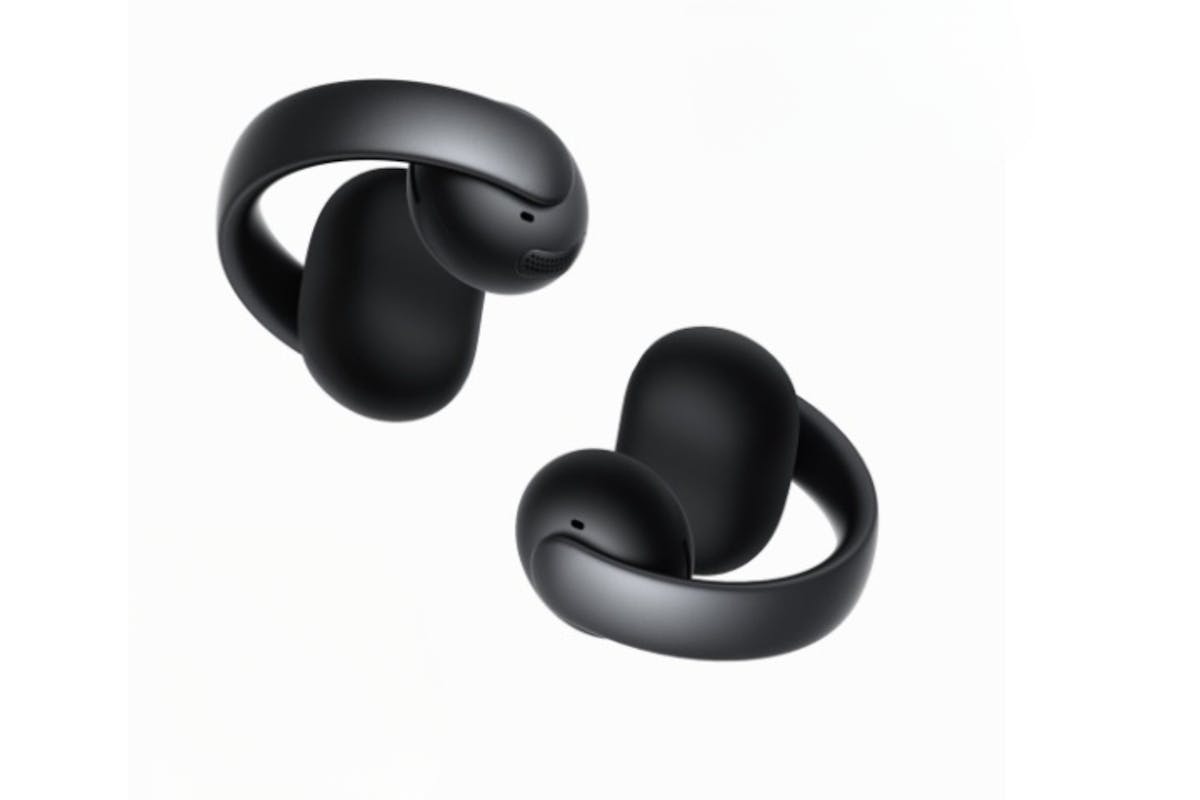 Soundcore AeroClip Open-Ear Earbuds with Adaptive Comfort | Black