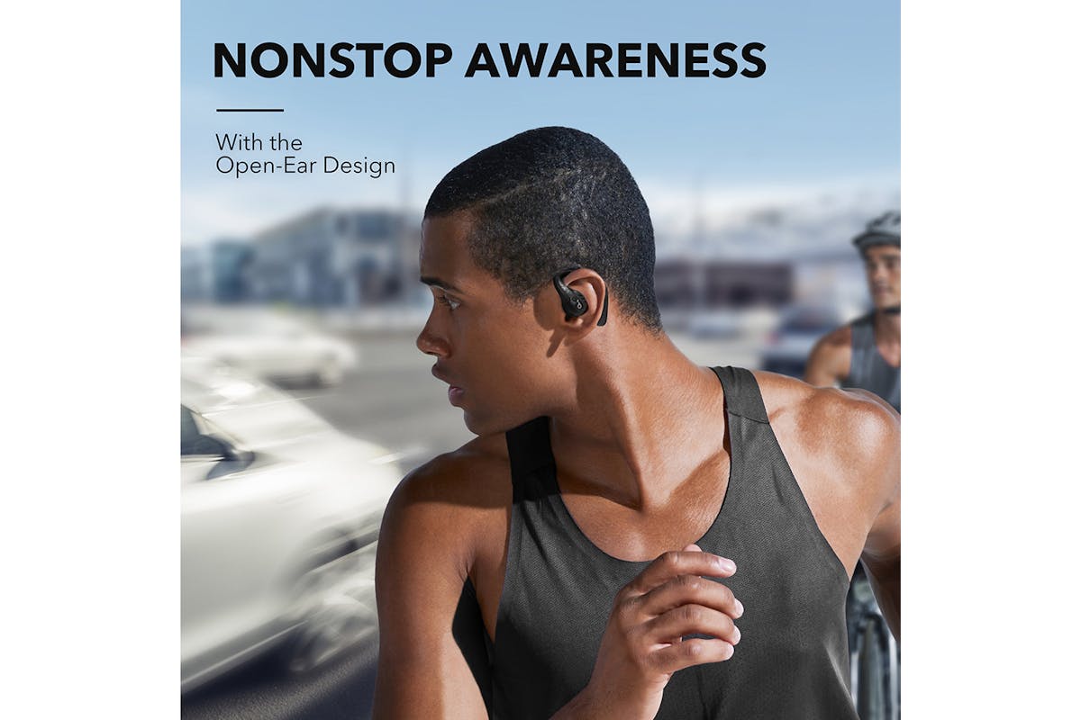 Soundcore AeroFit Pro Open-Ear Sport Earbuds | Black-6