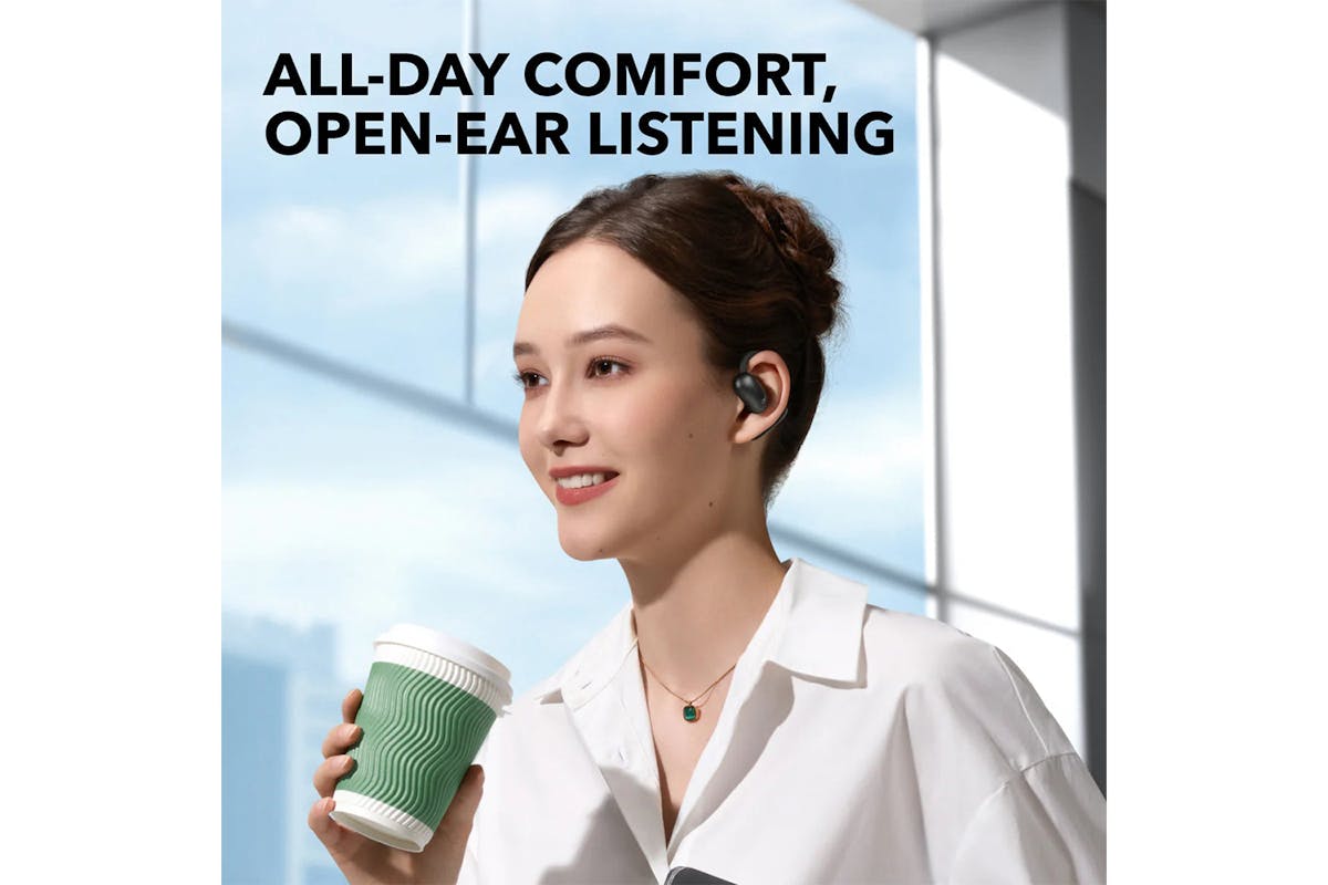 Soundcore AeroFit 2 Open-Ear Wireless Earbuds | Black-2