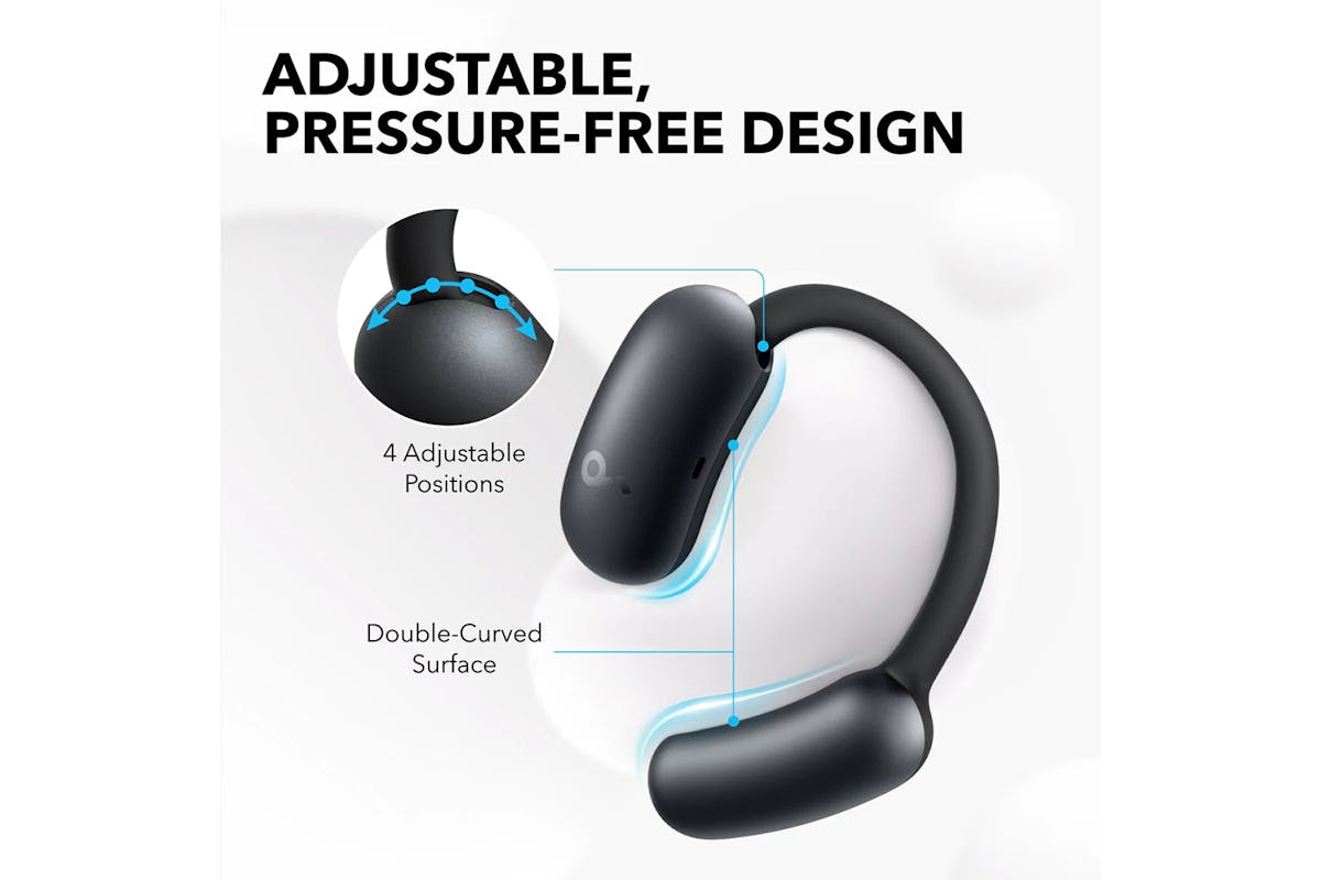 Soundcore AeroFit 2 Open-Ear Wireless Earbuds | Black-3