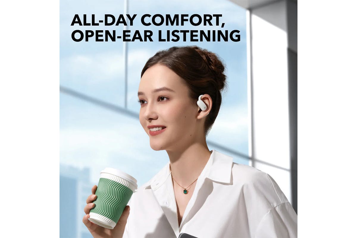 Soundcore AeroFit 2 Open-Ear Wireless Earbuds | White-2