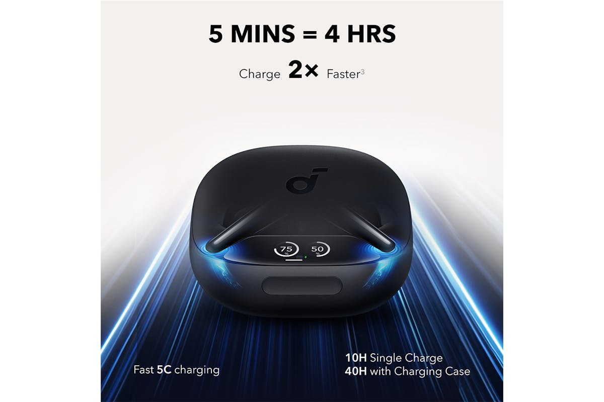 Soundcore Liberty 4 Pro Noise Cancelling True Wireless Earbuds | Black-6