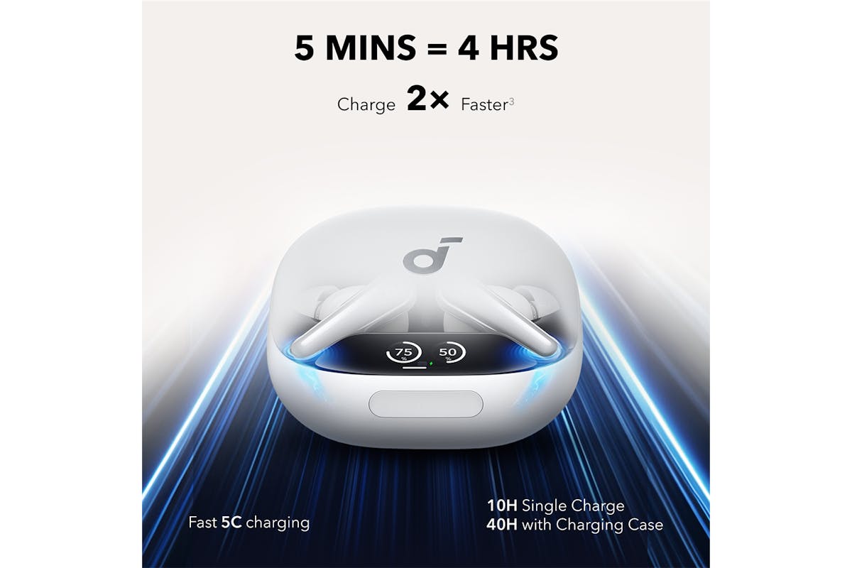 Soundcore Liberty 4 Pro Noise Cancelling True Wireless Earbuds | White-6