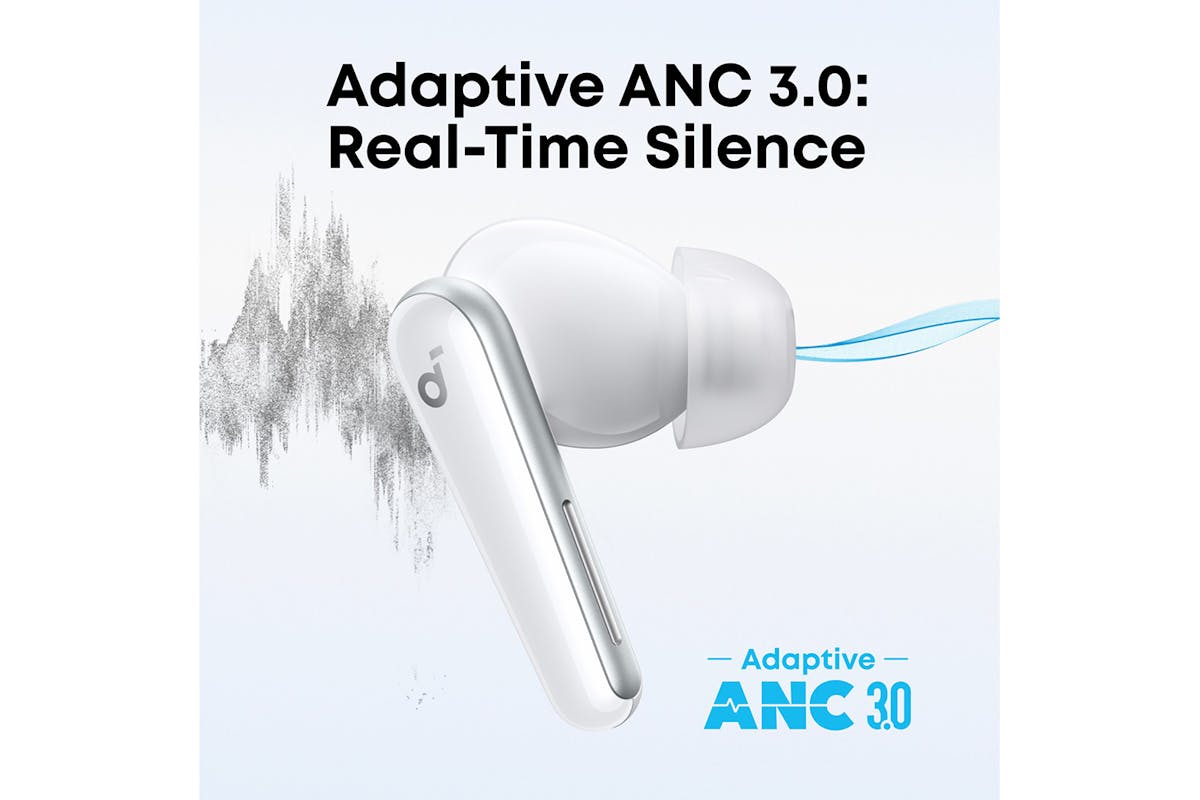 Soundcore Liberty 5 Wireless Active Noise Cancellation Earbuds | White-3