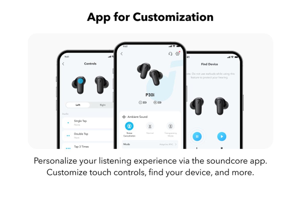 Soundcore R50i Anc Noise Cancelling Earbuds | Bluetooth 5.4 Wireless | Black-6