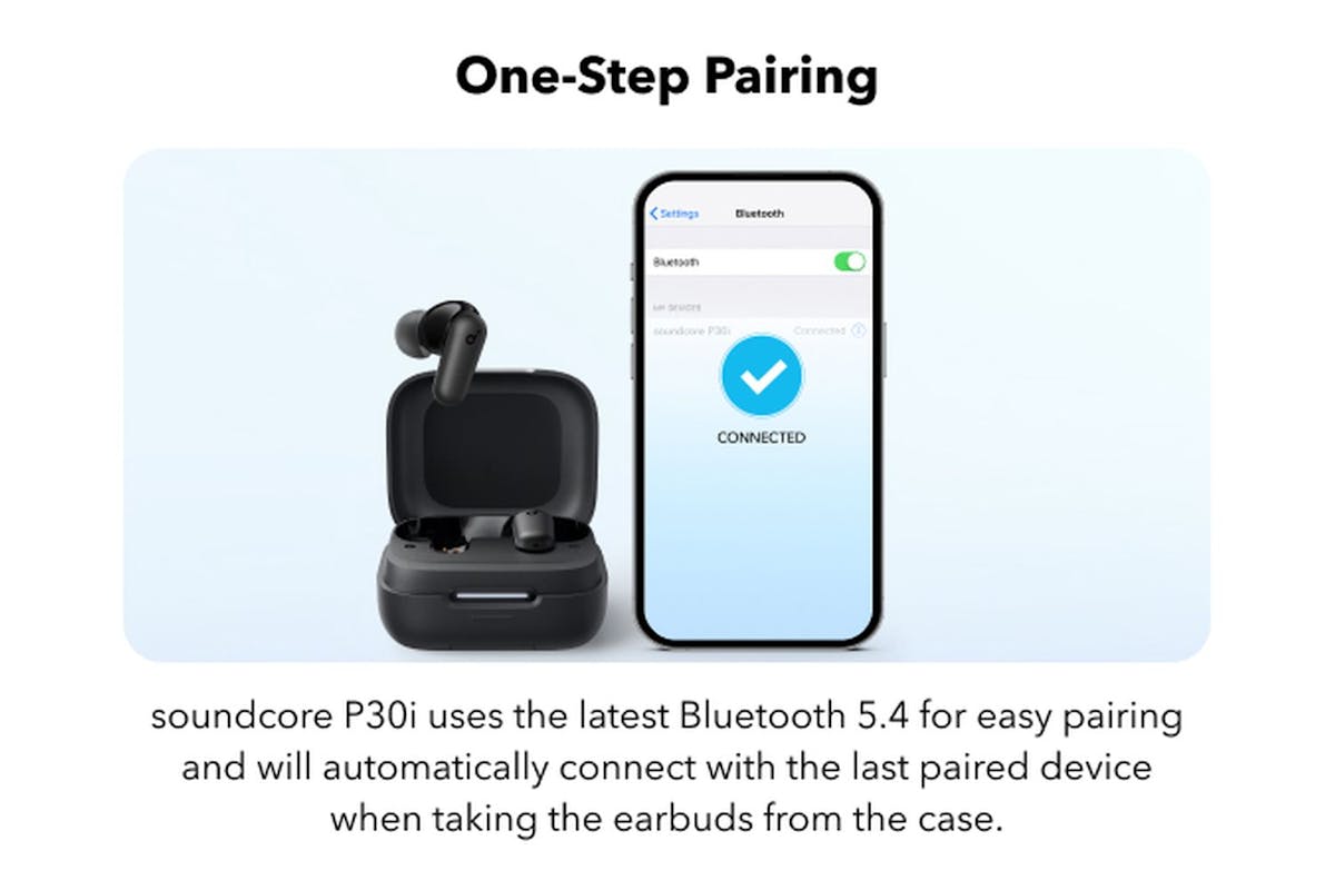 Soundcore R50i Anc Noise Cancelling Earbuds | Bluetooth 5.4 Wireless | Black-10