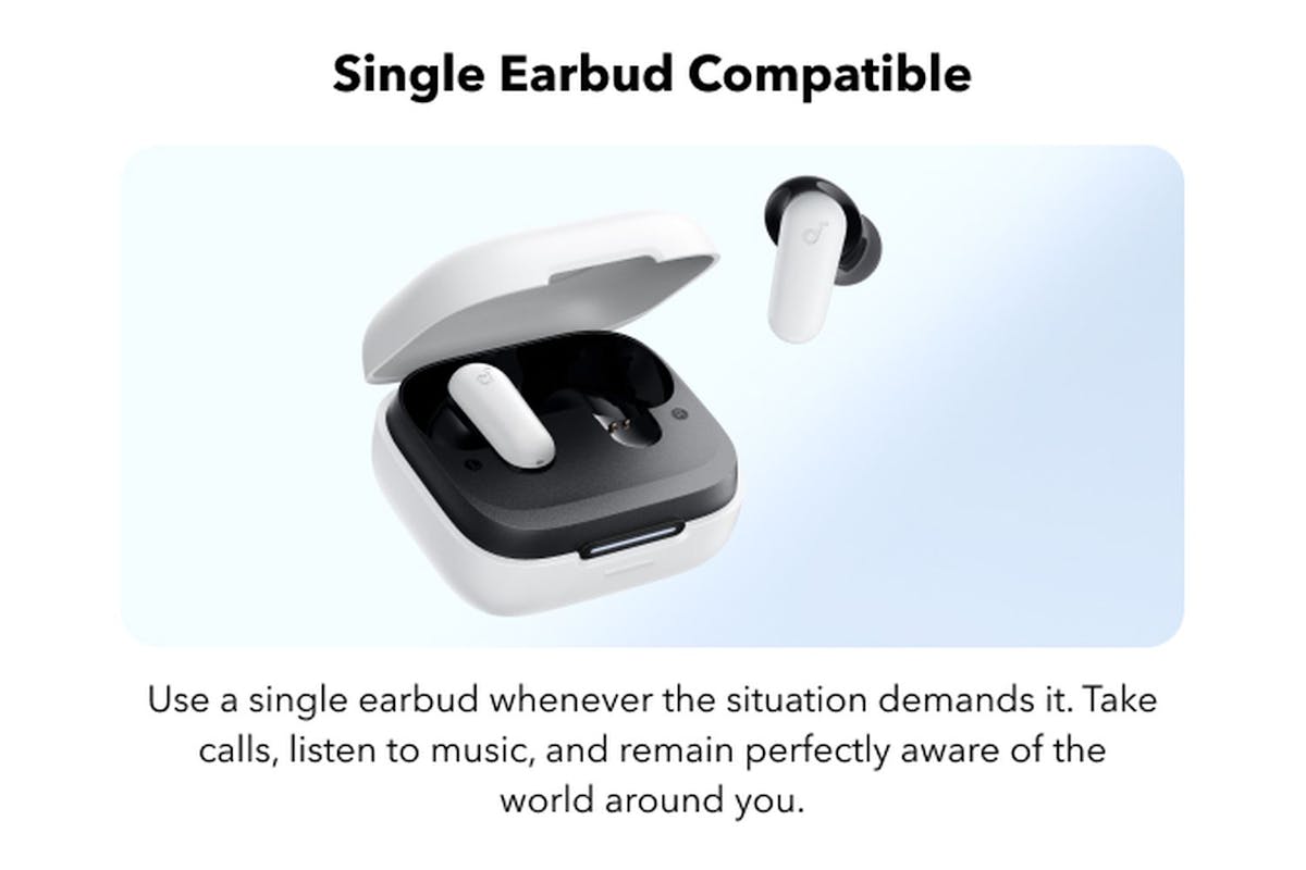Soundcore R50i Anc Earbuds White | Wireless Bluetooth Noise Cancelling Headphones-4