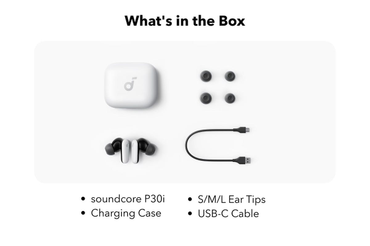 Soundcore R50i Anc Earbuds White | Wireless Bluetooth Noise Cancelling Headphones-6