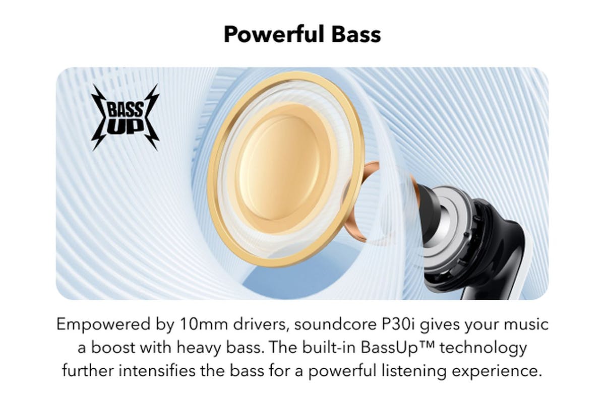 Soundcore R50i Anc Earbuds White | Wireless Bluetooth Noise Cancelling Headphones-10